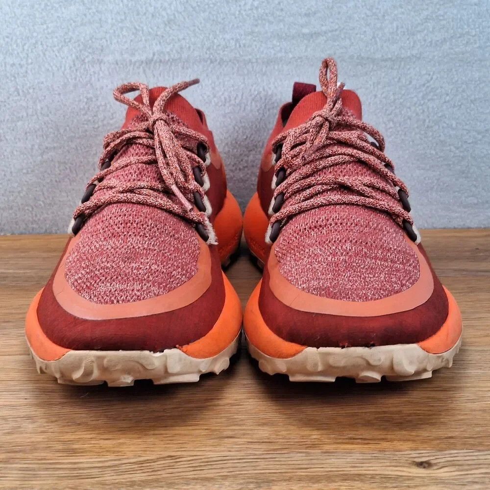 Allbirds SWT Men's 10 Trail Runner Sneakers Red Orange Lace-Up Sustainable